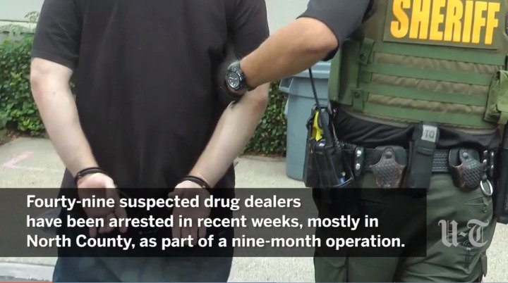 Drug Arrest - San Diego Union Tribune