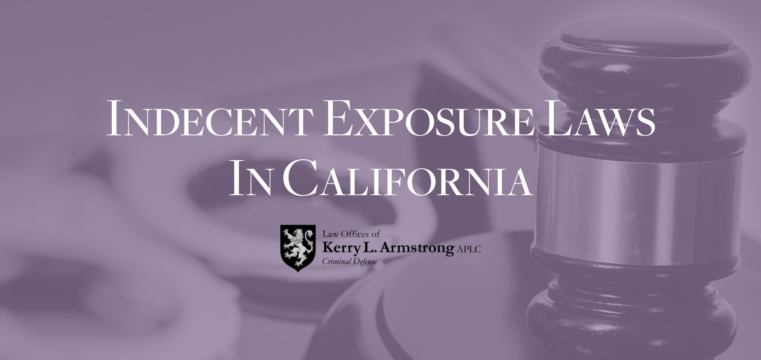 california indecent exposure laws