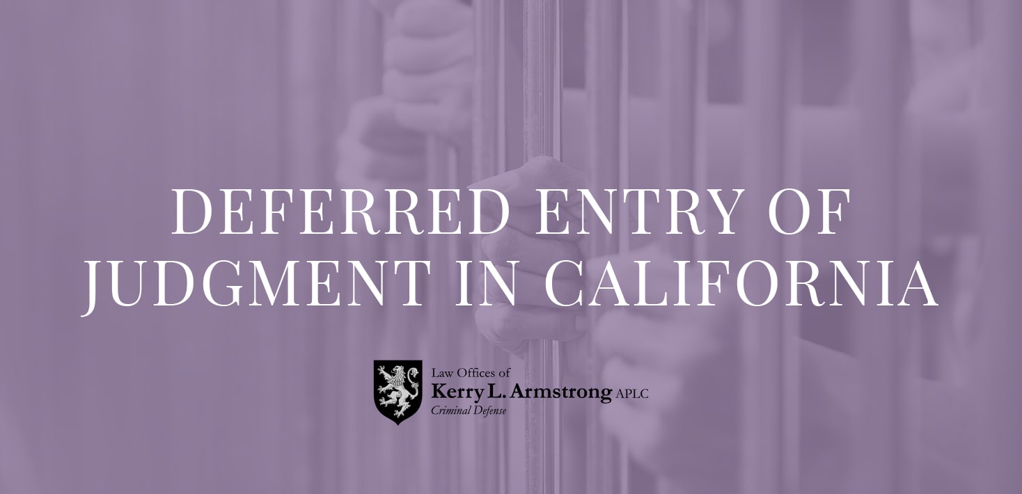 deferred entry judgement california