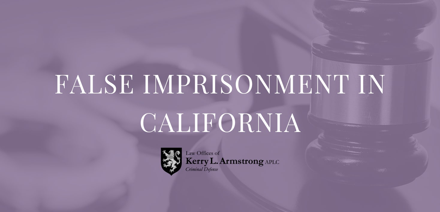 False Imprisonment California