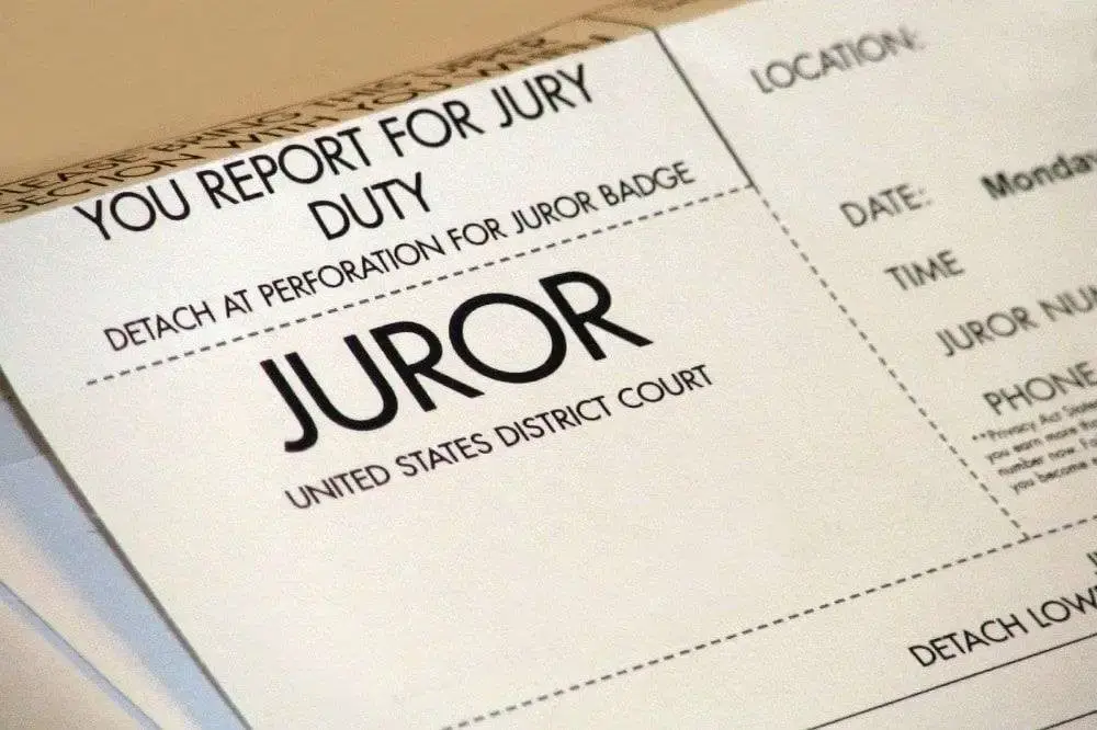 what happens if you don't show up for jury duty in California