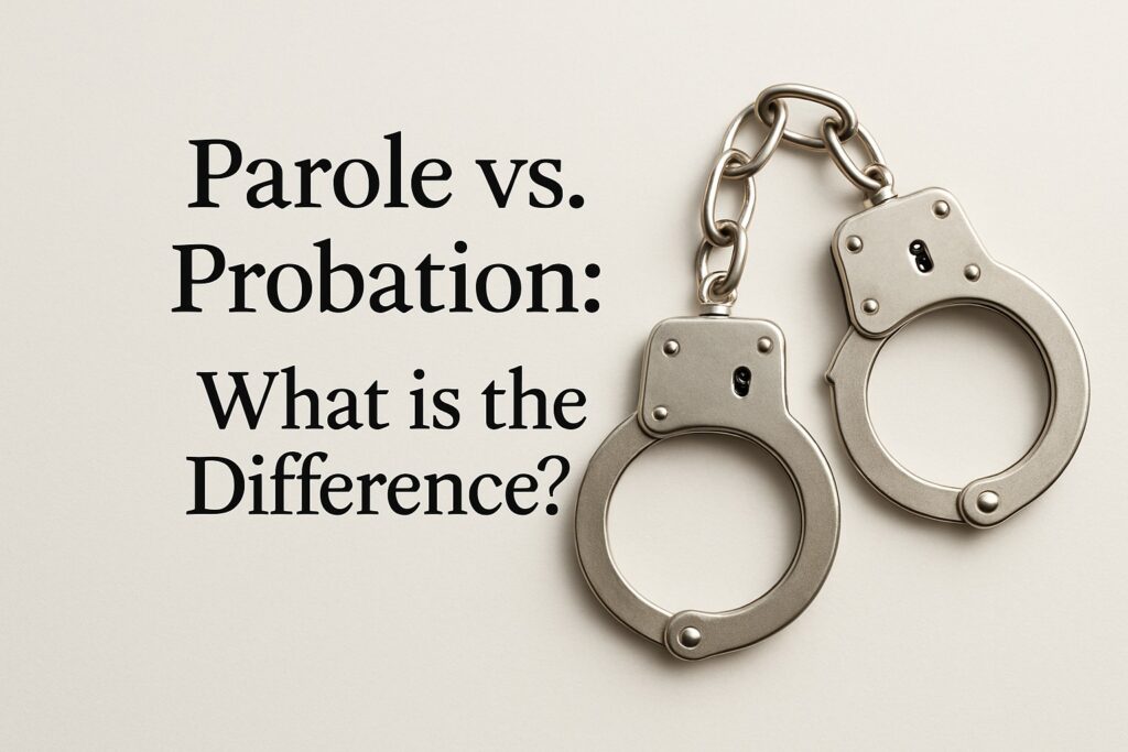 difference between parole and probation