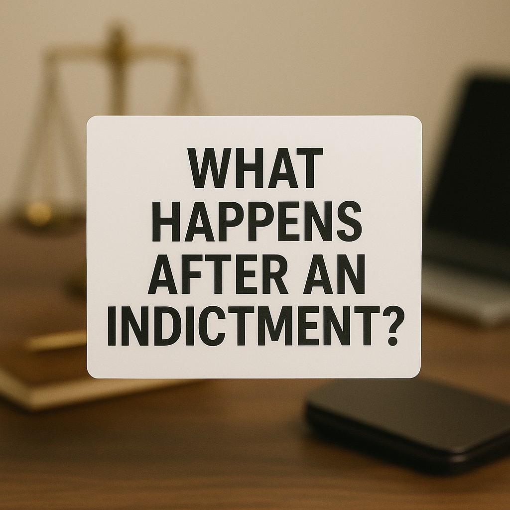 what happens after an indictment
