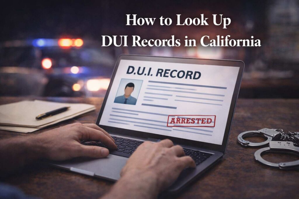 dui records california